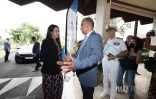 Visite de la ministre des Outre-mer : Naïma Moutchou rencontre Cyrille Melchior
