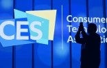 Le logo du Consumer Electronics Show (CES) de Las Vegas (Nevada) le 6 janvier 2020