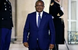 Le président de Guinée-Bissau, Umaro Sissoco Embalo, arrive au palais présidentiel de l'Elysée à Paris, le 11 novembre 2021