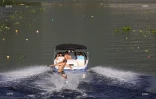 Laura Phily championne de France de figure ski nautique