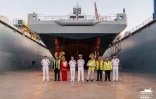 La Région participe à la première mise au sec sur le dock flottant "Titan" avec le Champlain