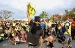 Les gilets jaunes à proximité de la SRPP