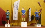 Coupe de France d'escalade de bloc : Fanny Gibert marraine et championne