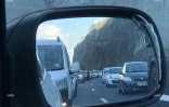 bouchons route du littoral 24 octobre 2019 visite président