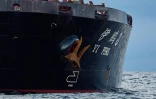  Le navire chinois Yi Peng 3, suspecté d'être impliqué dans la rupture de deux câbles de télécommunications en mer Baltique, dans le détroit de Kattegat entre la Suède et le Danemark, le 20 novembre 2024