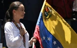 La cheffe de l'opposition vénézuélienne Maria Corina Machado le 3 août 2024 à Caracas