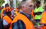Saint-Denis : les chasseurs de tangues mobilisés devant la préfecture [?]