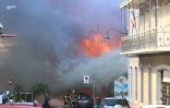 Maison en feu, incendie, Saint-Denis, pompiers, flammes, AMDR