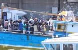 Mardi 5 février 2019 - Le bateau de migrants est arrivé au Port-Ouest 