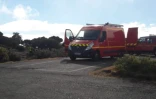 Veau tombé faille Maïdo secours pompiers