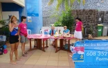 Saint-Paul: la solidarité de l'octobre rose au sein des piscines