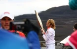 La flamme olympique Réunion