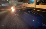 Contre le couvr-feu : des feux de poubelles à La Possession