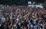 Des spectateurs de la 15e édition de Rock en Seine à Saint-Clud, le 25 août 2017