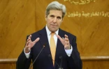 Le secrétaire d'Etat américain, John Kerry, à Amman le 21 février 2016
