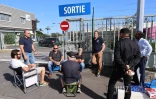 Pompiste en greve 