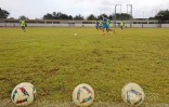 entrainement de la saint pauloise fc pour la finale de la coupe de la reunion 