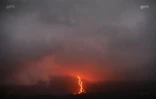 Piton de la Fournaise, éruption, volcan, 13 août 2019, route des laves, RN2