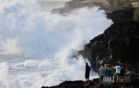forte houle sur la cote ouest