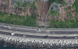 éboulis route du littoral 