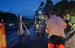 Saint-Joseph : installation de barrières anti-crues