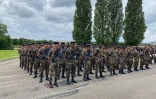 Défilé du 14 juillet : les militaires ultramarins s'entraînent sur les Champs-Elysées