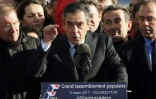 François Fillon lors du rassemblement au Trocadéro le 5 mars 2017 à Paris