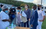 annick girardin en visite à mayotte 19 mai 2020
