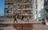 Le quartier de Pissevin à Nîmes, le 27 mars 2021