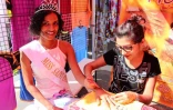 Miss Saint-Paul en visite en ville