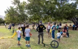 Saint-Denis : le Parc de la Trinité s’est transformé en terrain de jeu avec Karébaré et le collectif Criké Craké