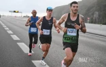 [Photos] Marathon de la corniche : 1.300 coureurs sur le bitume, la route du littoral fermée dans le sens nord - ouest