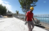L\\\'esplanade de Roches Noires en travaux