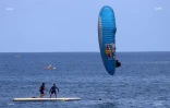 Un concours de parapente Master Accro se de?roule a? Saint-Leu ce dimanche. (Photo RB Imaz Press Re?union)