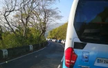 Route de la montagne coupée après un accident