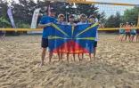 [Photos] Beach-Volley : l'équipe réunionnaise Cat Size Pei obtient la quatrième place au championnat de France des moins de 13 ans