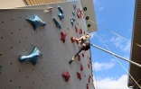 aleksandra miroslaw , championne d'escalade