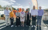 Région Réunion : pose de la première pierre du futur gymnase de Champ-Fleuri