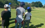 Des sessions de golf pour les marmay de Bellemène et de Bras canot ce matin 
