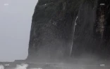 Route du Littoral pluie 