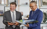 Pierre-François Mourier, nouveau recteur de l'académie de La Réunion reçu au Département