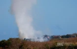 Incendie sur la route des Tarmarins