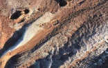 Givre au Piton de la Fournaise plaine des sables 20 mai 2020