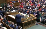 Capture d'écran d'une vidéo de la chaîne parlementaire britannique (PRU) le 19 janvier 2022