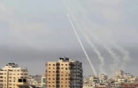 Des roquettes tirées depuis Gaza vers Israël, le 7 octobre 2023 ( AFP / MAHMUD HAMS )