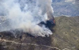 Incendie au Maïdo : la fumée visible de loin 