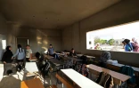 Rentrée des classes dans la nouvelle école toujours en chantier de Borj Qalaouiyé, dans le sud du Liban, après la destruction du bâtiment précédent par une frappe israélienne, le 24 septembre 2026