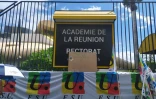 Manifestation des enseignants remplaçants devant le rectorat 