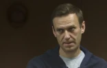 L'opposant russe Alexeï Navalny au tribunal de Moscou, le 12 février 2021