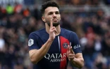 Le Portugais Gonçalo Ramos, buteur pour le PSG face à Reims, le 10 mars 2024 au Parc des Princes